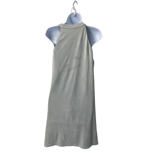 Lord & Taylor Design Lab Sage Crush‎ Velvet Shift Dress Medium - Picture 2 of 7